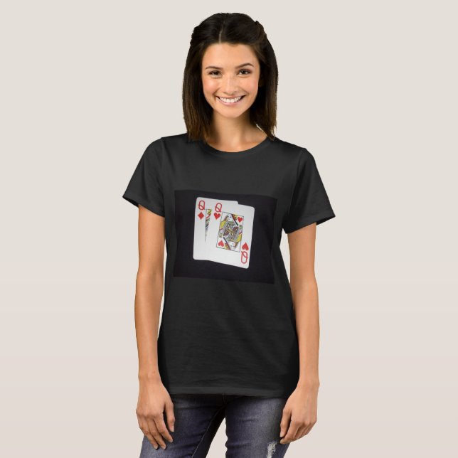 Pocket Queens, Dam Tshirt T-shirt (Hel framsida)