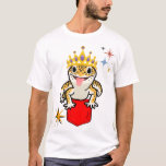 Pocket Reptile Queen – Cute Bearded Dragon Lover T Shirt<br><div class="desc">Rule your reptile kingdom with the Pocket Reptile Queen design – the perfect statement for proud reptile owners and exotic pet lovers. Whether you adore bearded dragons, lizards, or other scaly companions, this fun and stylish design celebrates the ultimate reptile royalty. Perfect for reptile moms, beardie lovers, lizard fans, and...</div>