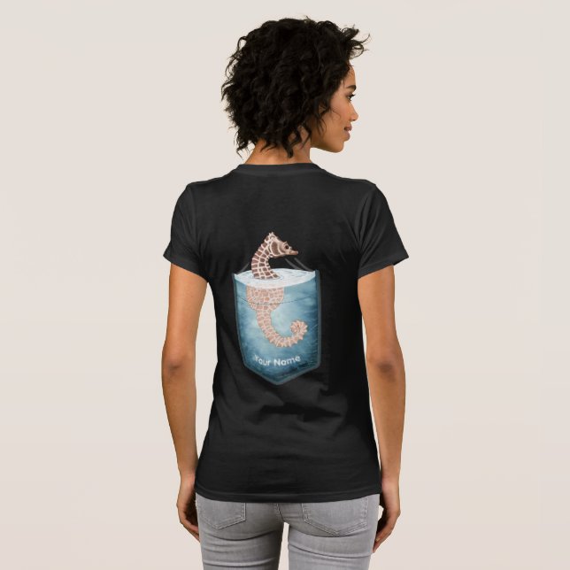 Pocket Seahorse t-shirt (Hel baksida)