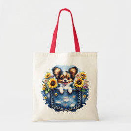 Pocket Sized Chihuahua Tote Bag Tygkasse