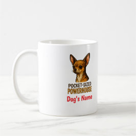 Pocket-Sized Powerhouse Chihuahua, Custom Mug Kaffemugg