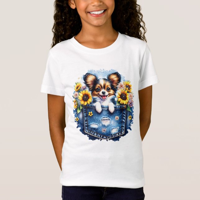 Pocket Sized Valp, Big Time Cuteness T-Shirt (Framsida)