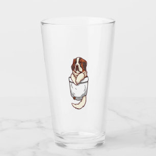 Pocket St Bernard Puppy Glaskopp
