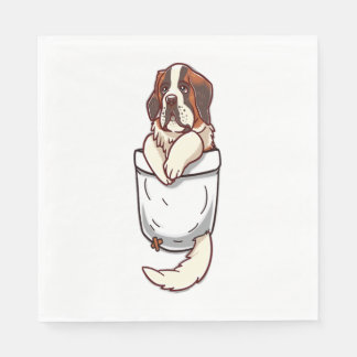 Pocket St Bernard Puppy Pappersservett