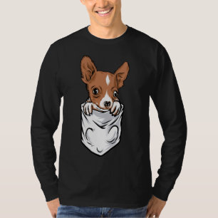 Pocket Stil Adsible Chihuahua Puppy and Cute T Shirt