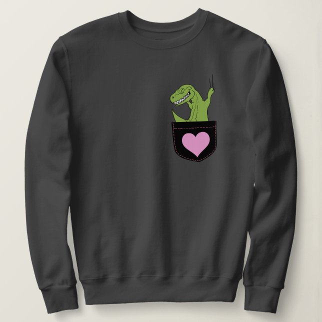 Pocket T-Rex T Shirt (Design framsida)