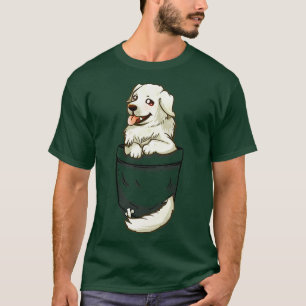 Pocket Underbar Pyrenees Hund T Shirt