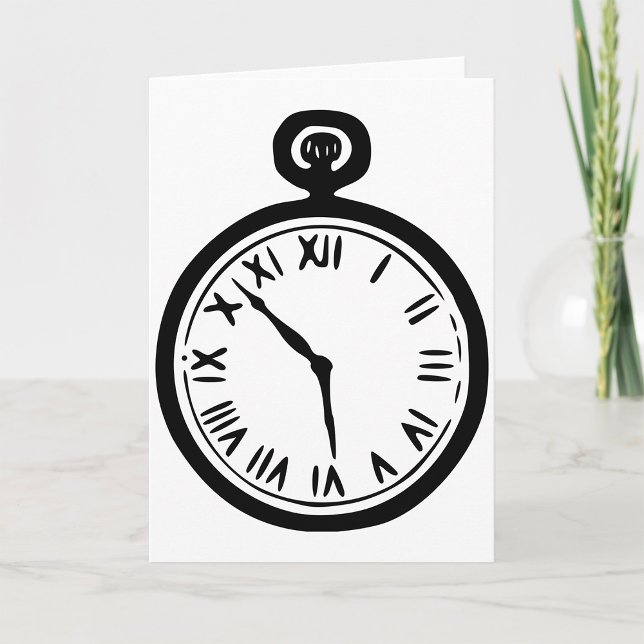 Pocket Watch Greeting Cards Kort (Skapare uppladdad)