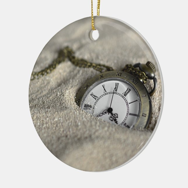 Pocket Watch - The Sands of Time Julgransprydnad Keramik (Vänster)