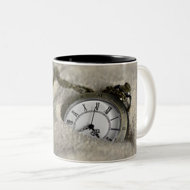 Pocket Watch - The Sands of Time Två-Tonad Mugg (Framsida höger)
