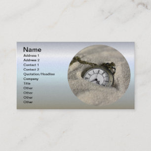 Pocket Watch - The Sands of Time Visitkort