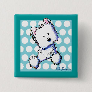 Pocket Westie Pin Knapp