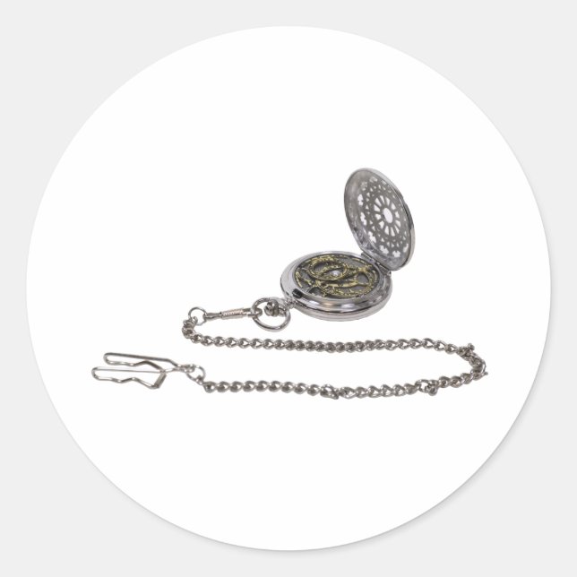 PocketAstrolabe11809 kopia Runt Klistermärke (Framsida)