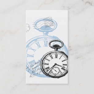 Pocketwatch Watch-Affärskort Visitkort