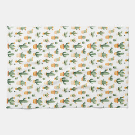 Pockkaktus på Vita kökshanddukar