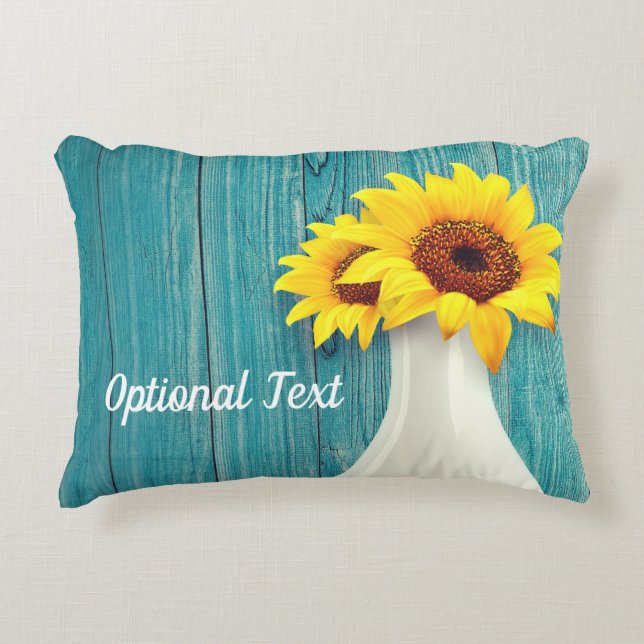 Pocksblommor Prydnadskudde (Framsidan)