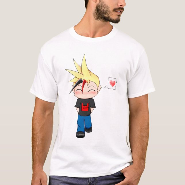 Pocky kärlek - 3 t-shirt (Framsida)