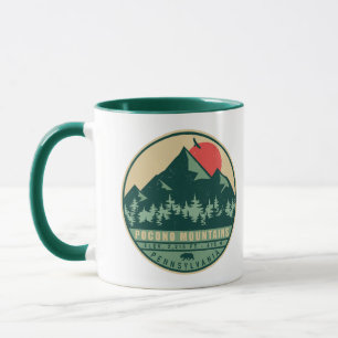 Pocono Mountains Pennsylvania Hiking Sunset Mugg