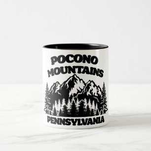 Pocono Mountains Pennsylvania Två-Tonad Mugg