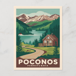 Pocono Mountains Pennsylvania Vykort