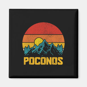 Pocono Mountains Poconos Pennsylvania Vandring Vin Magnet