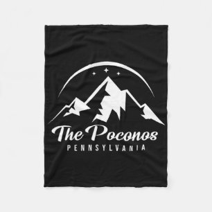 Poconos Pennsylvania Ski Resort Skiing Snowboa Fleecefilt