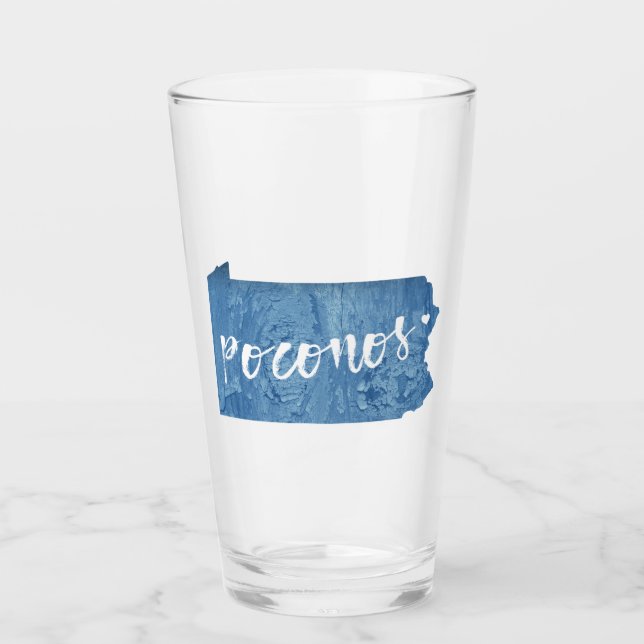Poconos, Pennsylvania Wood Grain Glaskopp (Framsida)