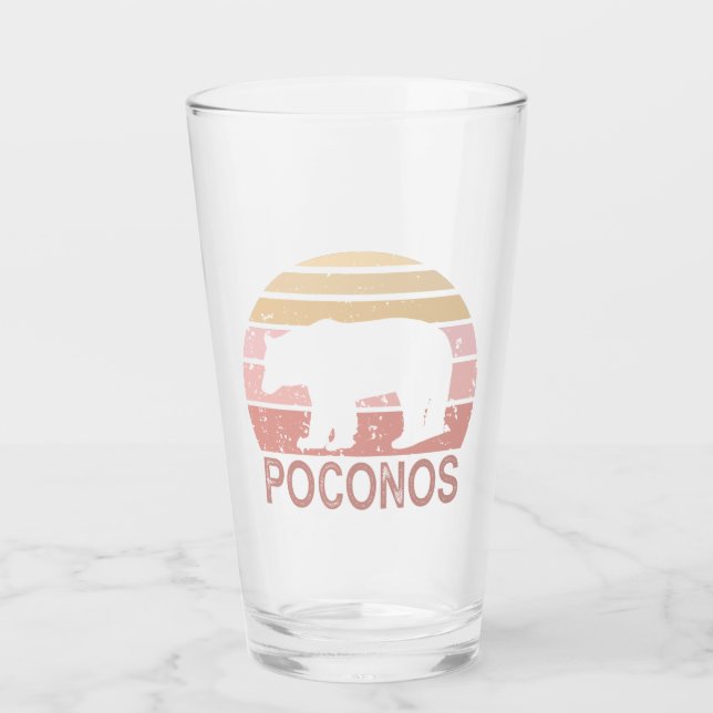 Poconos Retro Bear Glaskopp (Framsida)