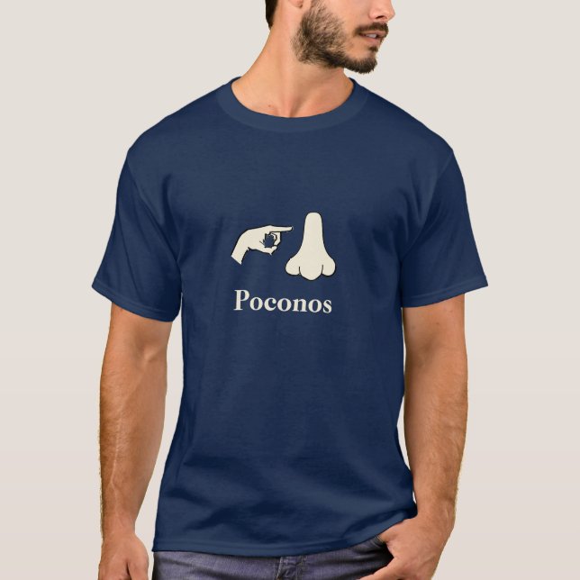 Poconos T-tröja Tee (Framsida)