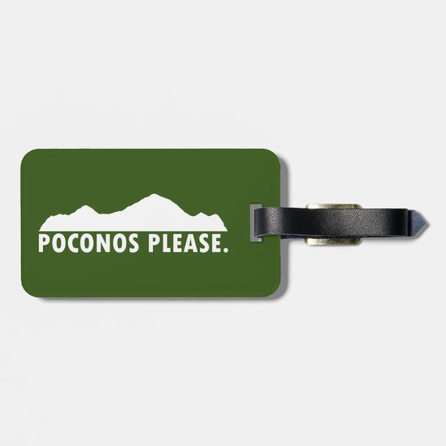 Poconos, tack bagagebricka (Baksida Vågrät)