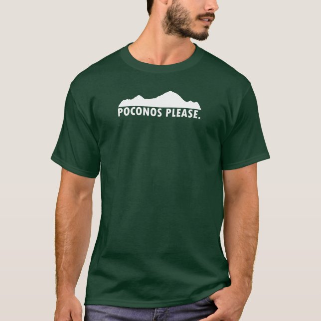Poconos, tack t shirt (Framsida)