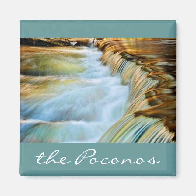 Poconos Waterfall Magnet (Framsidan)