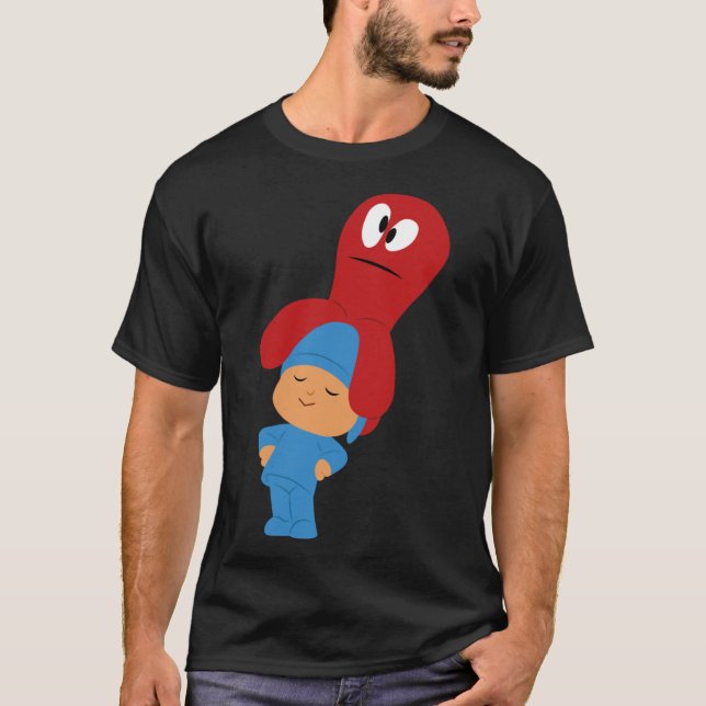 Pocoyo har fred på huvudet Classic T- Shirt T (Framsida)