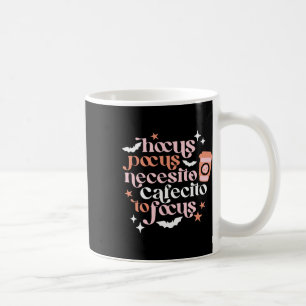 Pocus neecesito cafecito to Focus Halloween-kaffe Kaffemugg