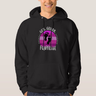 Pod för fotvård vid podiatry Pedicure Foot Podiatr Hoodie