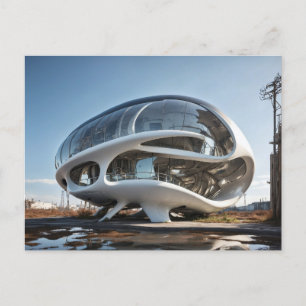 POD FUTURISTISKA POSTCARD HELG VYKORT