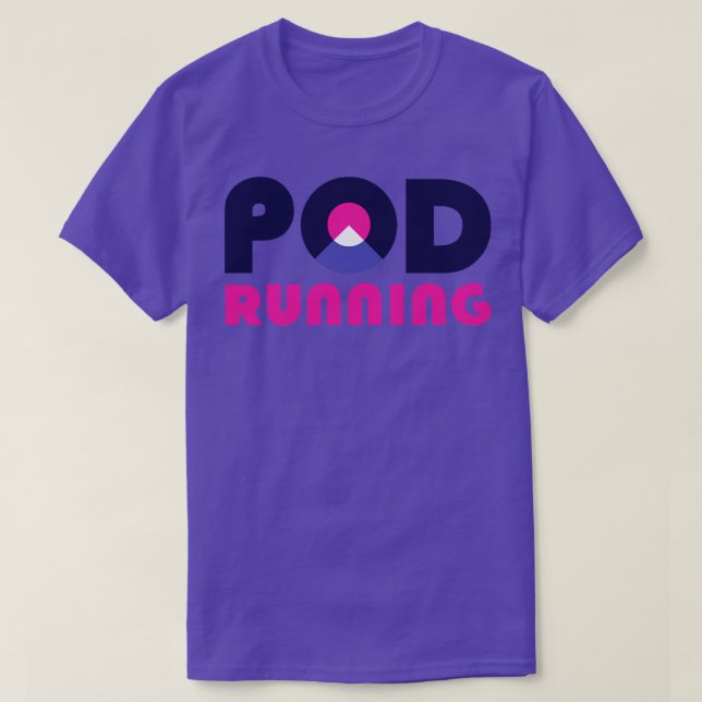 Pod Running Coach Buffalo NY T Shirt (Design framsida)