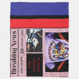 POD SAKER FLEECE BLANKET!