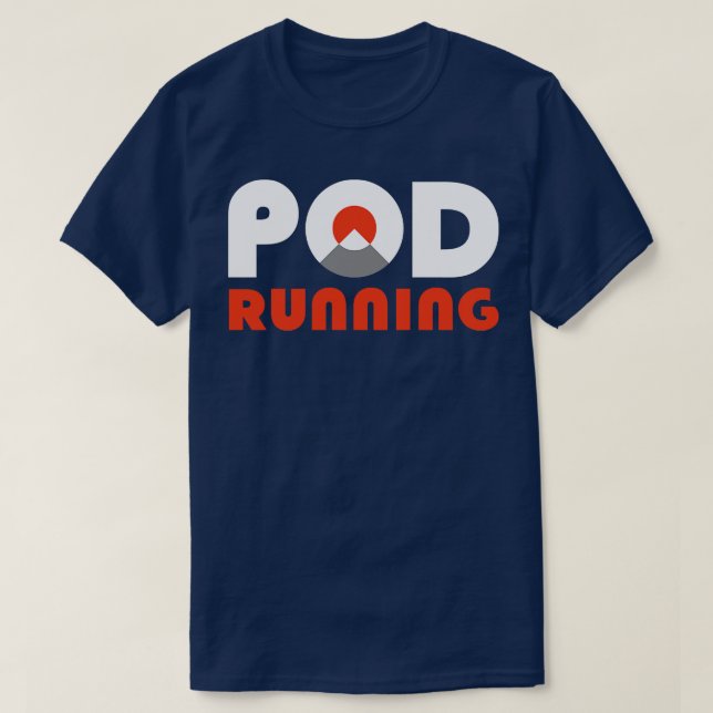 Pod som kör spårvagn som kör ultraljudskörning t shirt (Design framsida)