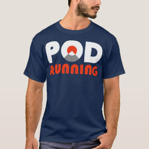 Pod som kör spårvagn som kör ultraljudskörning t shirt