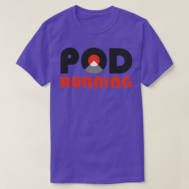 Pod som körs t shirt (Design framsida)