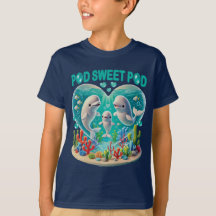 "Pod Sweet Pod" Whale Family