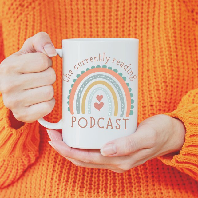 Podcast-älskare och läsare kaffemugg (Skapare uppladdad)
