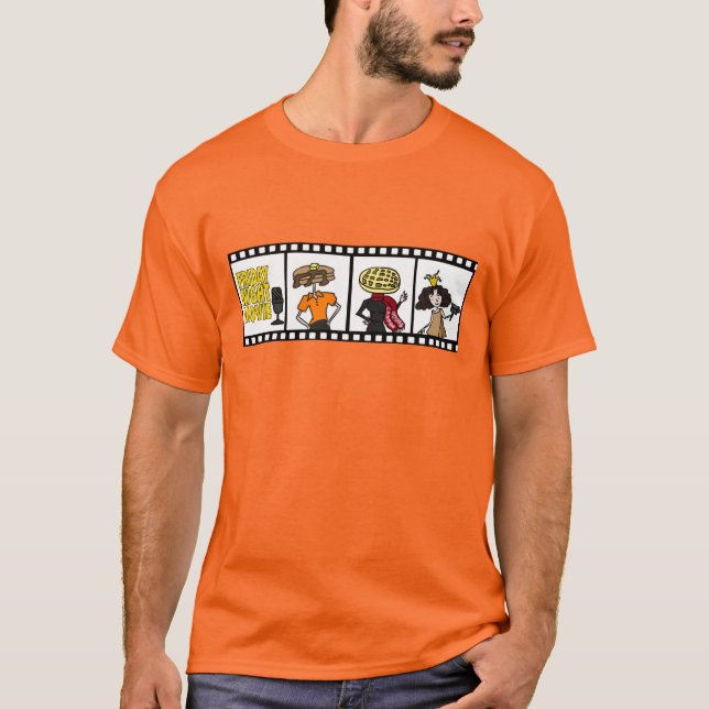 Podcast film för fredagnatt - #podernfamily t shirt (Framsida)