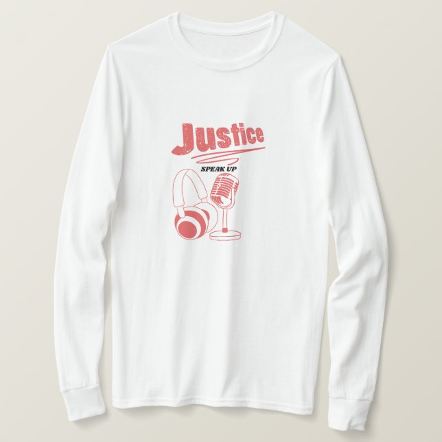 Podcast for Justice Shirt T (Design framsida)