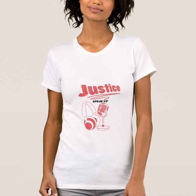 Podcast for Justice Shirt T (Framsida)