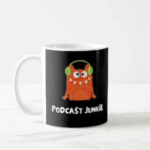 Podcast junkie kaffemugg