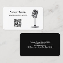 Podcast Microphone Podcaster QR