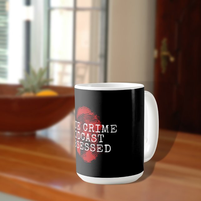 Podcast Obssed för sant brott Kaffemugg (Skapare uppladdad)