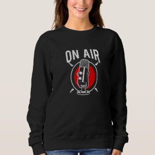 Podcast På Luft Mikrofon Live Inspelning För Podd T Shirt